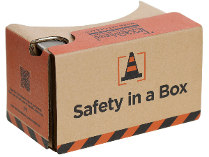 Safety in a Box cardboard viewer