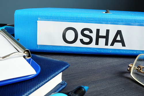 Folder label OSHA