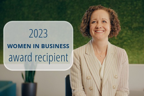 Jeanette Ward Women in Business award