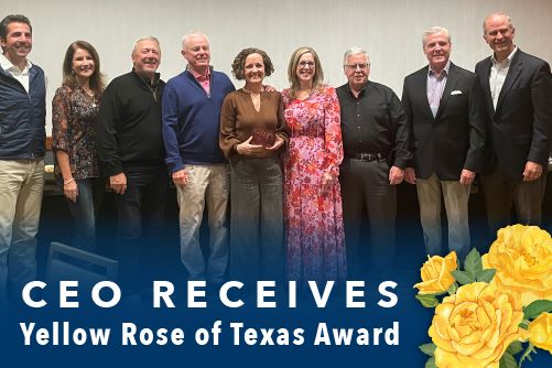 Jeanette Ward with board members celebrating 30 years