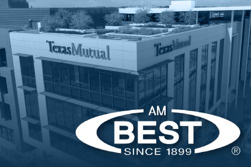 Texas Mutual building with AM Best logo