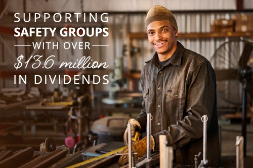 Worker with copy Supporting safety groups with over $13.6 million in dividends