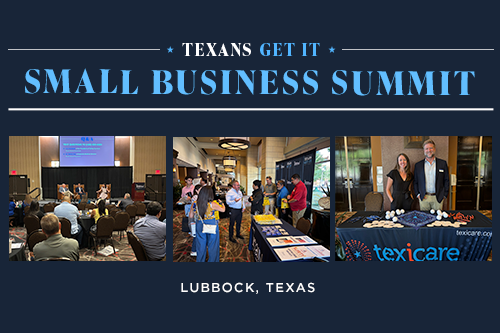 Texans Get It: Small Business Summit with three event photos
