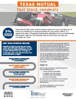 Fast Track Renewals info sheet