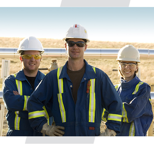 oil field workers
