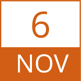 November 6th orange icon
