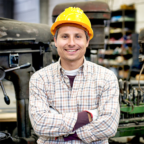 Business owner at his shop