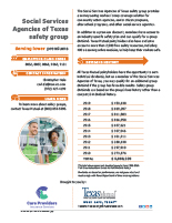 Social Services Agencies factsheet