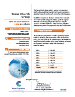 Texas Church Group factsheet